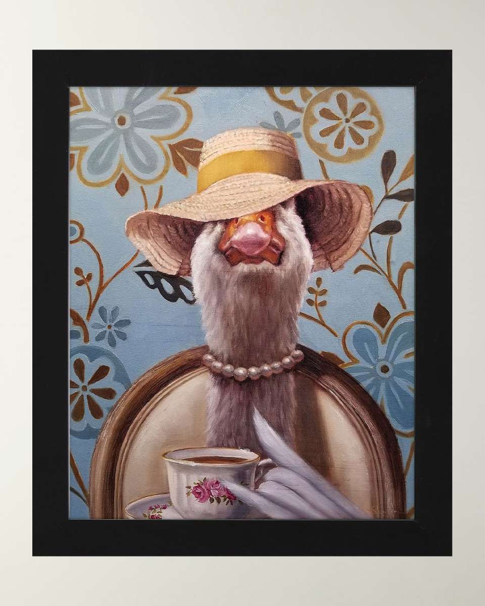 "High Tea" Framed Print by Lucia Heffernan